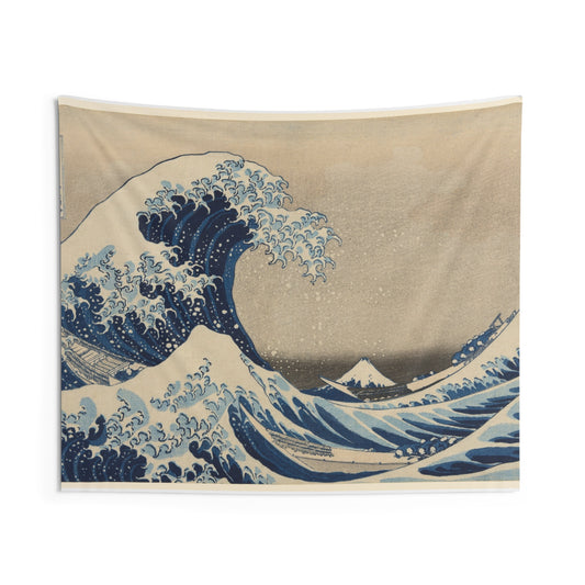 Under the Wave off Kanagawa (1830/33) by Katsushika Hokusai Tapestry