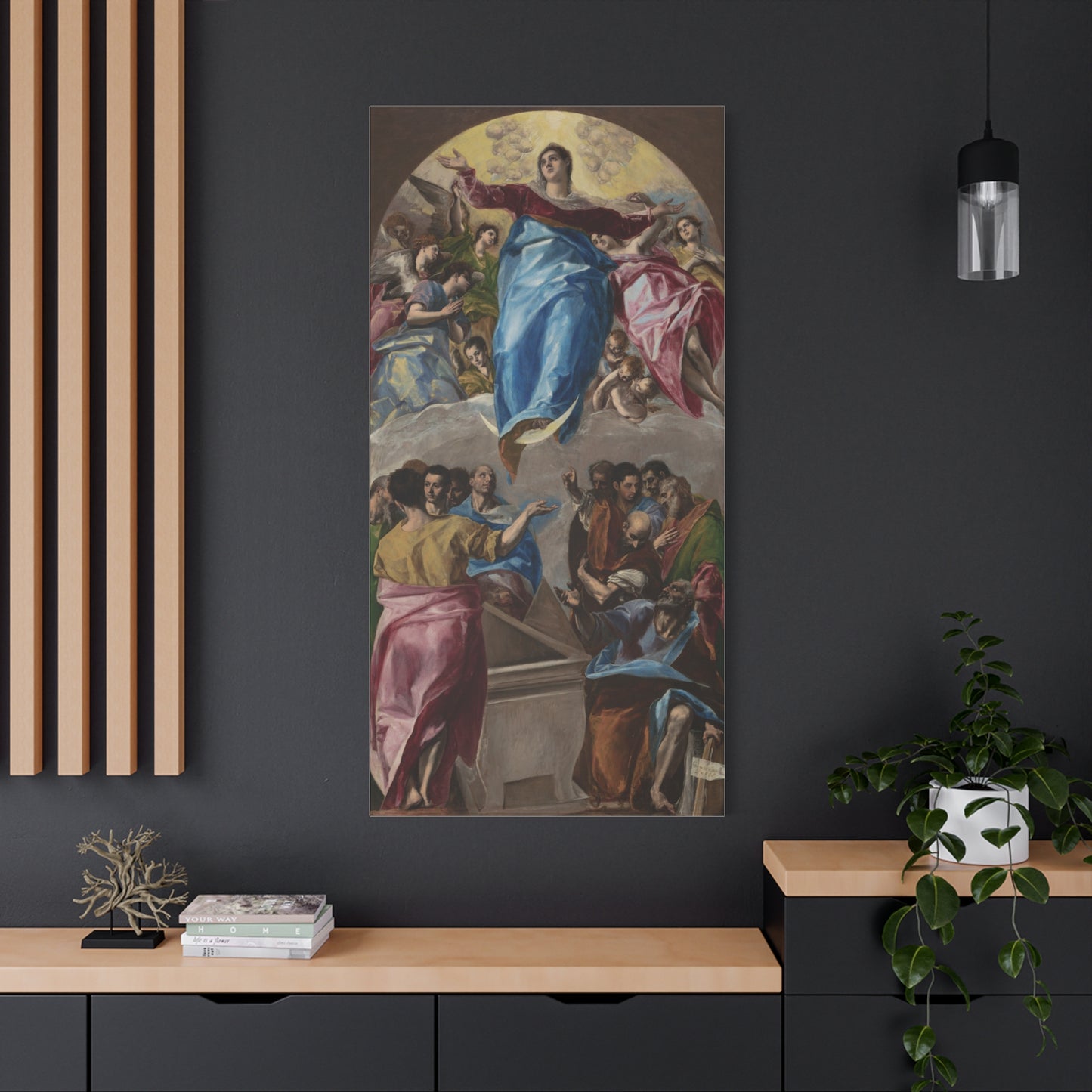 The Assumption of the Virgin Date (1577–79) by El Greco Canvas