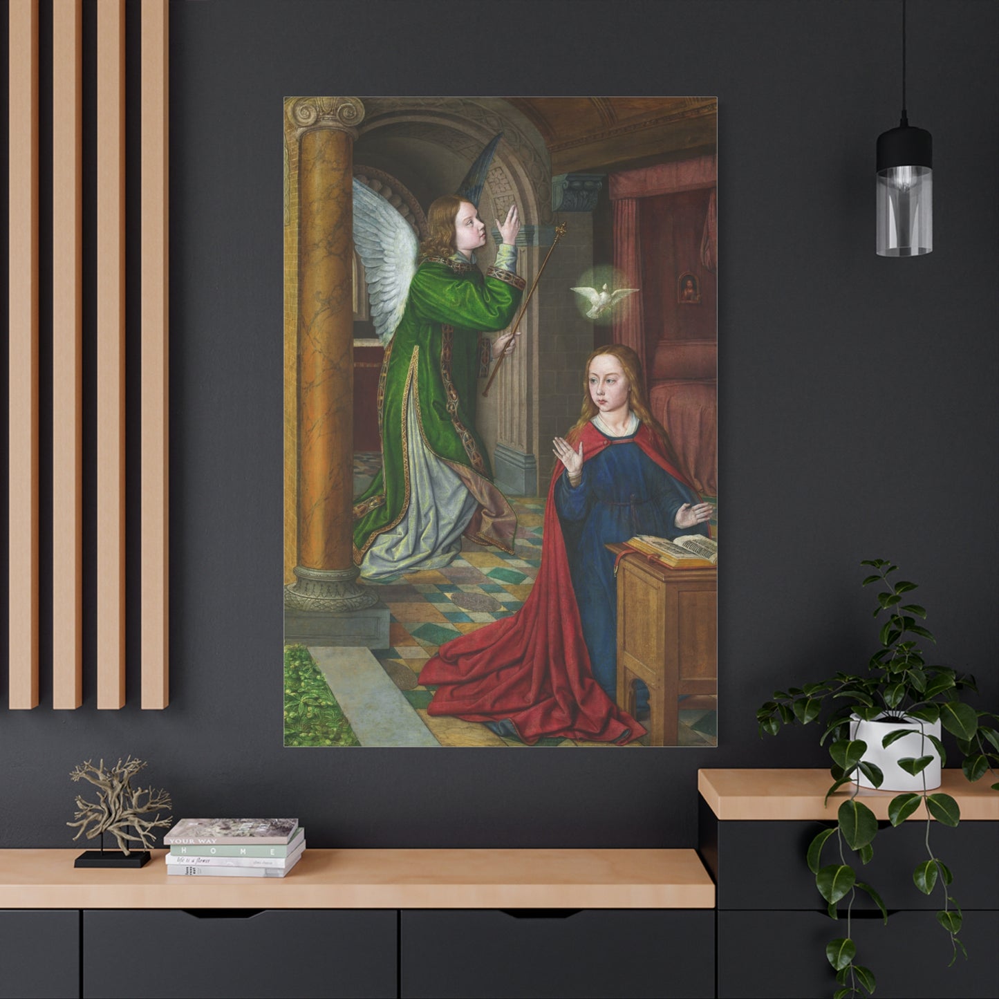 The Annunciation (1490–95) by Jean Hey Canvas