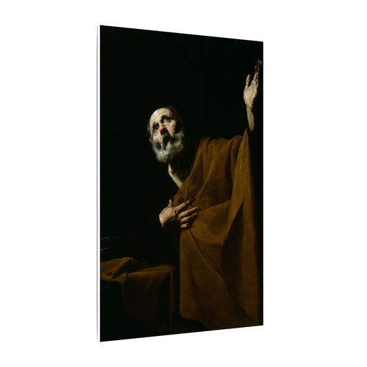 Penitent Saint Peter (c. 1630) by Jusepe de Ribera Canvas