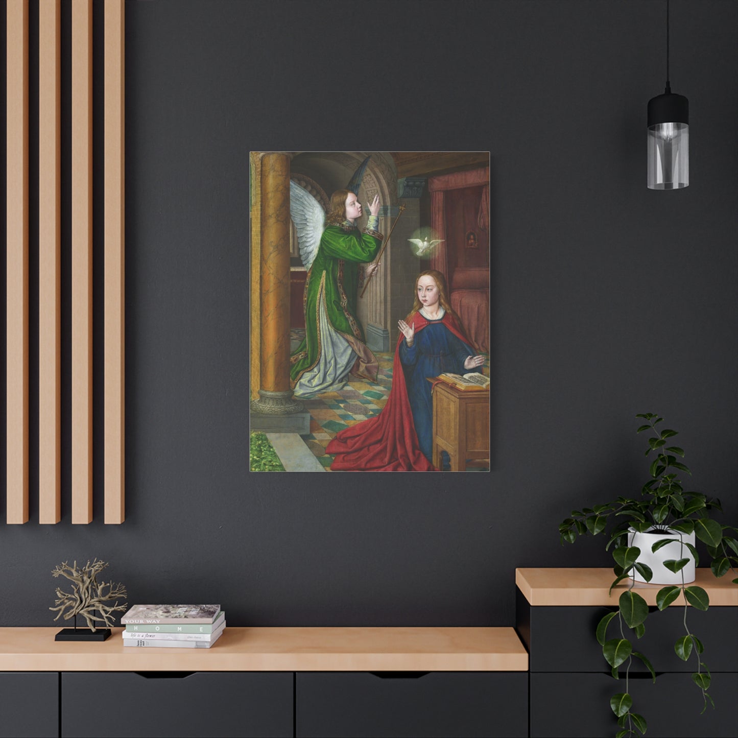 The Annunciation (1490–95) by Jean Hey Canvas