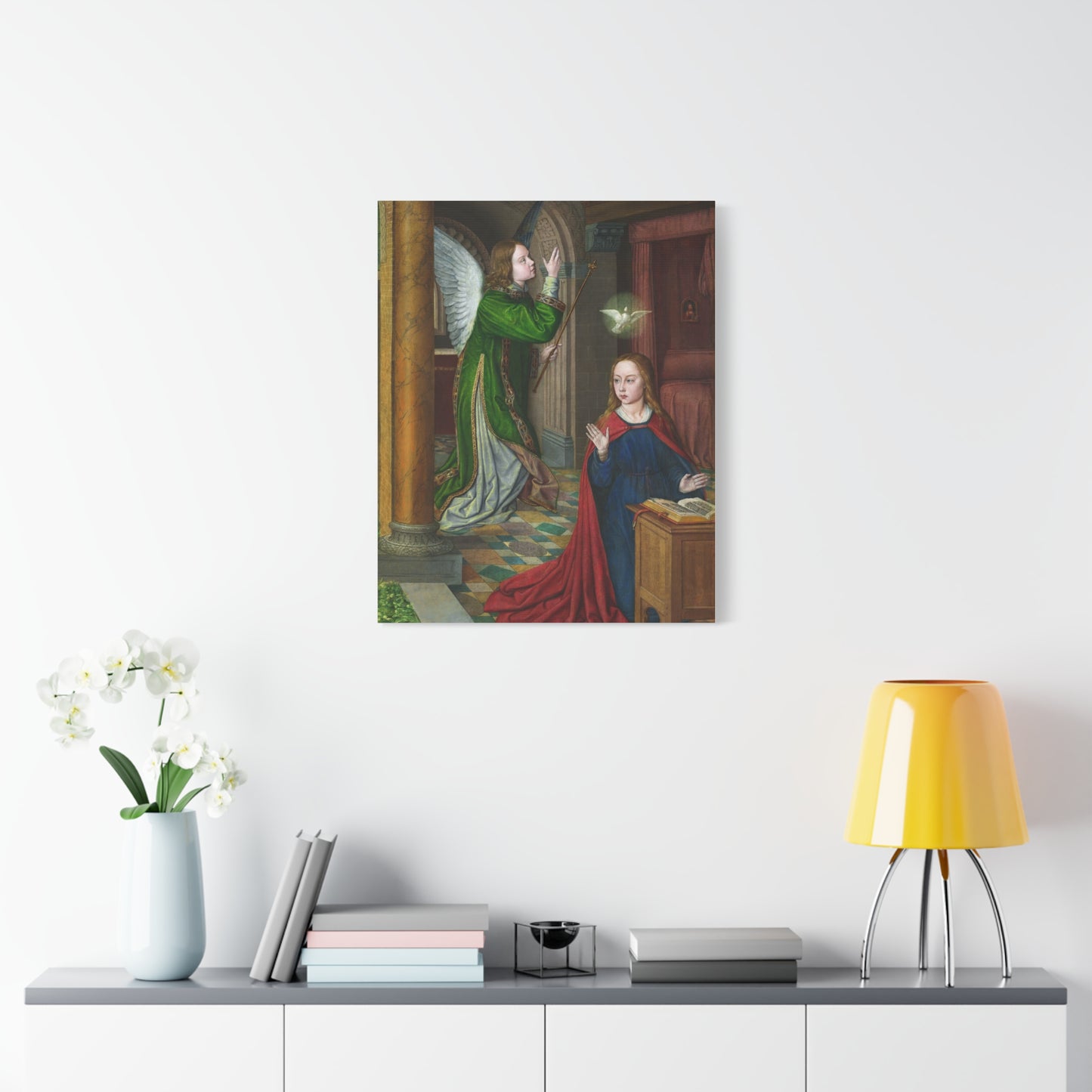 The Annunciation (1490–95) by Jean Hey Canvas