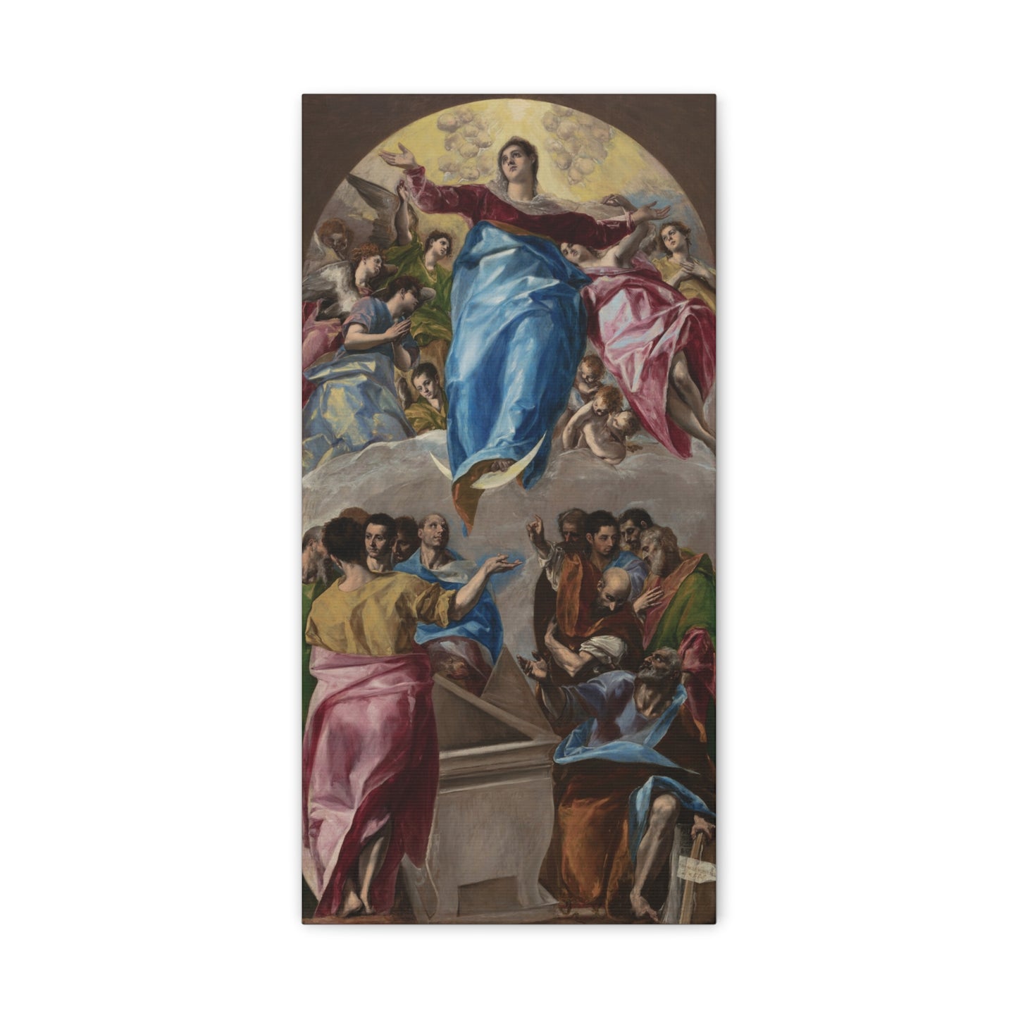 The Assumption of the Virgin Date (1577–79) by El Greco Canvas