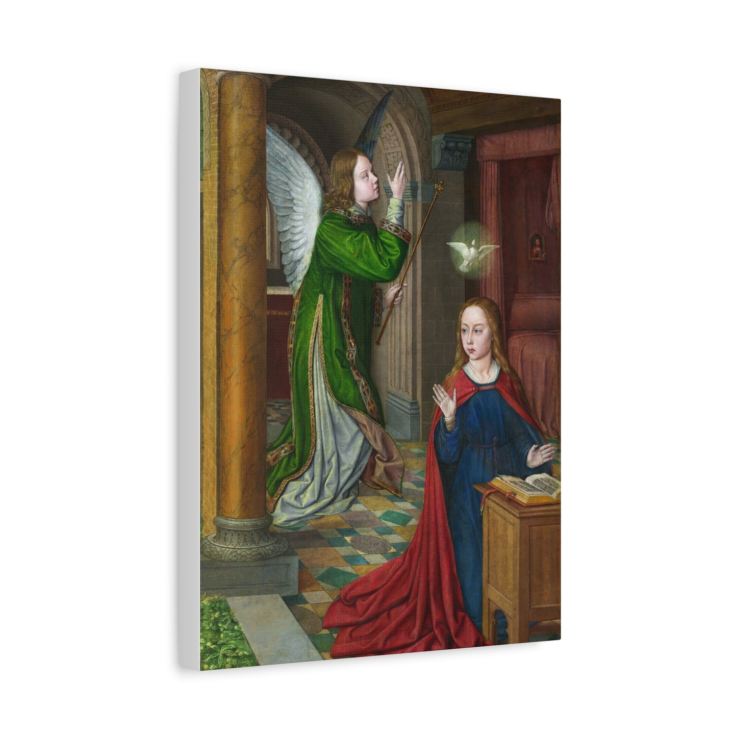 The Annunciation (1490–95) by Jean Hey Canvas