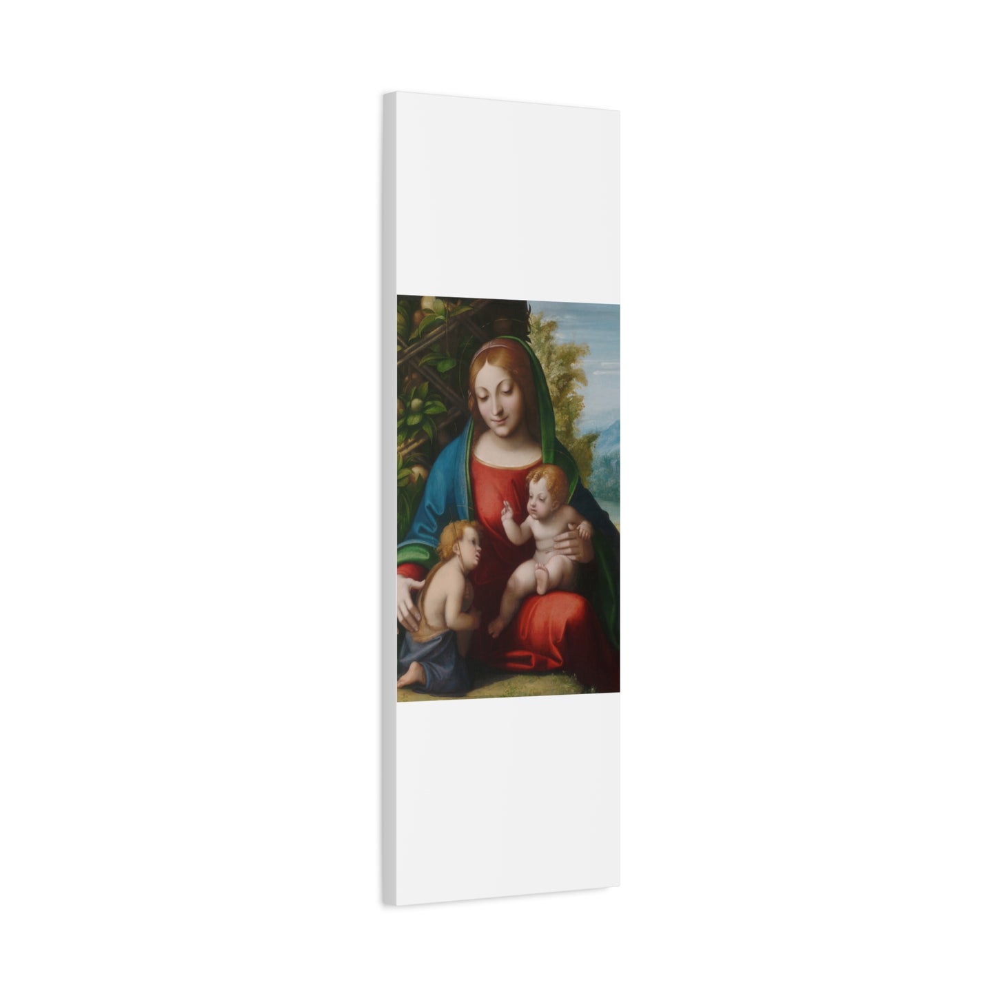 Virgin and Child with the Young Saint John the Baptist (c. 1515) by Correggio Canvas