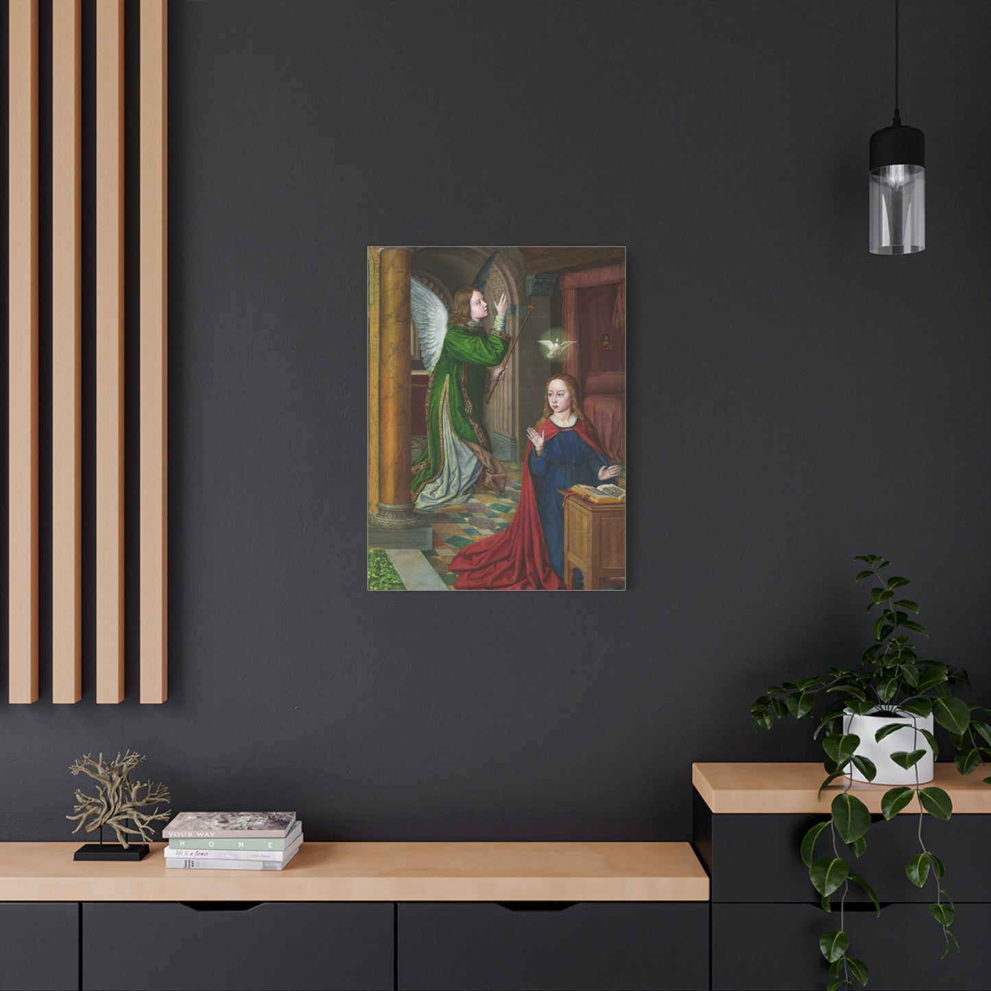 The Annunciation (1490–95) by Jean Hey Canvas