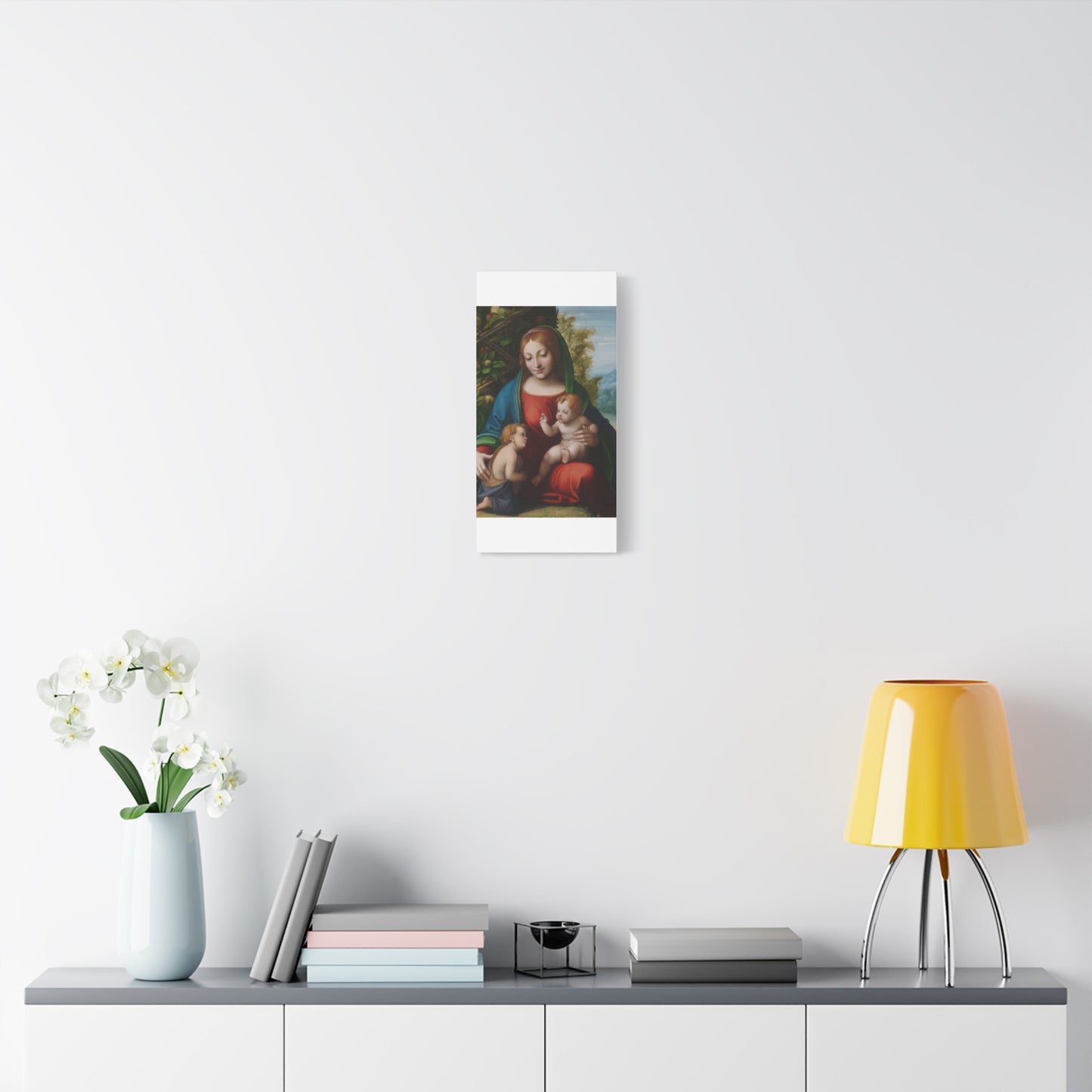 Virgin and Child with the Young Saint John the Baptist (c. 1515) by Correggio Canvas