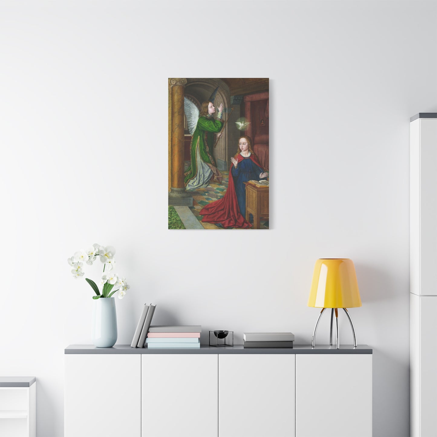 The Annunciation (1490–95) by Jean Hey Canvas