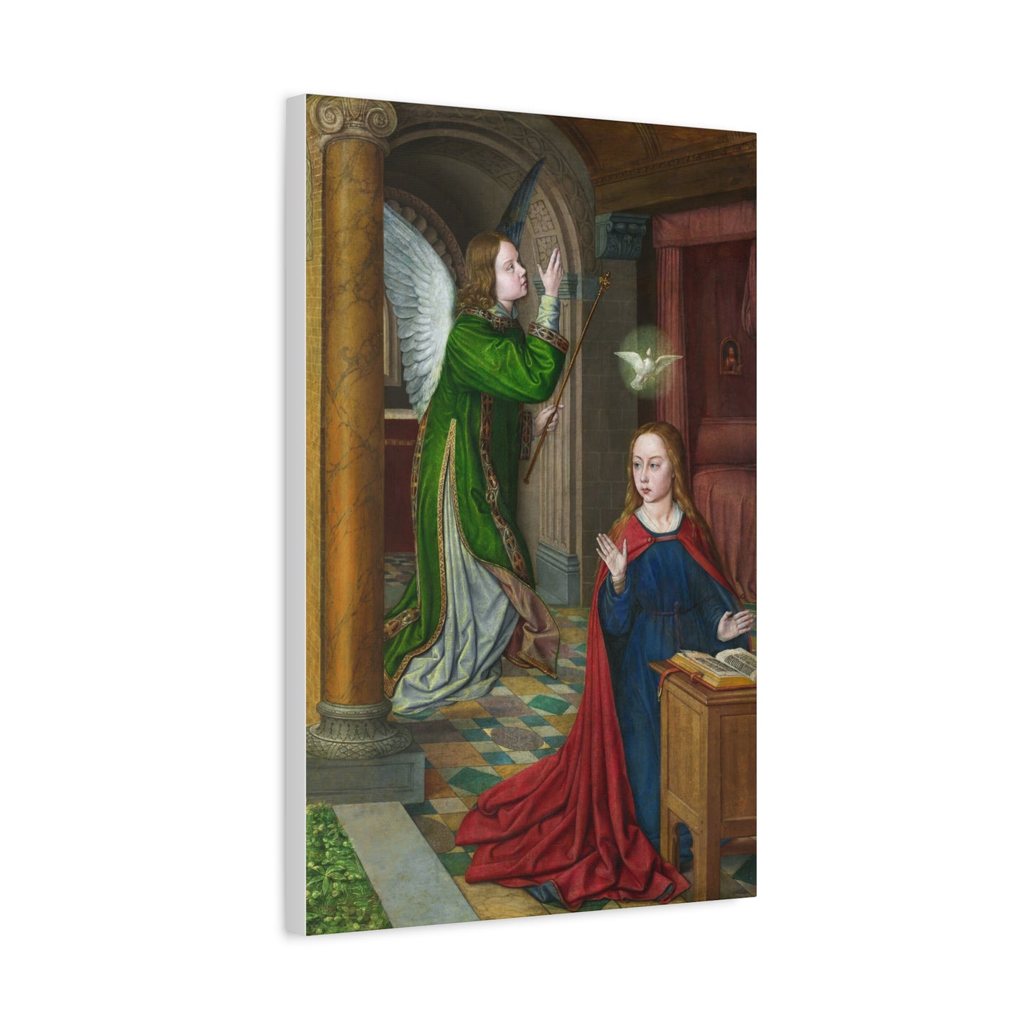 The Annunciation (1490–95) by Jean Hey Canvas