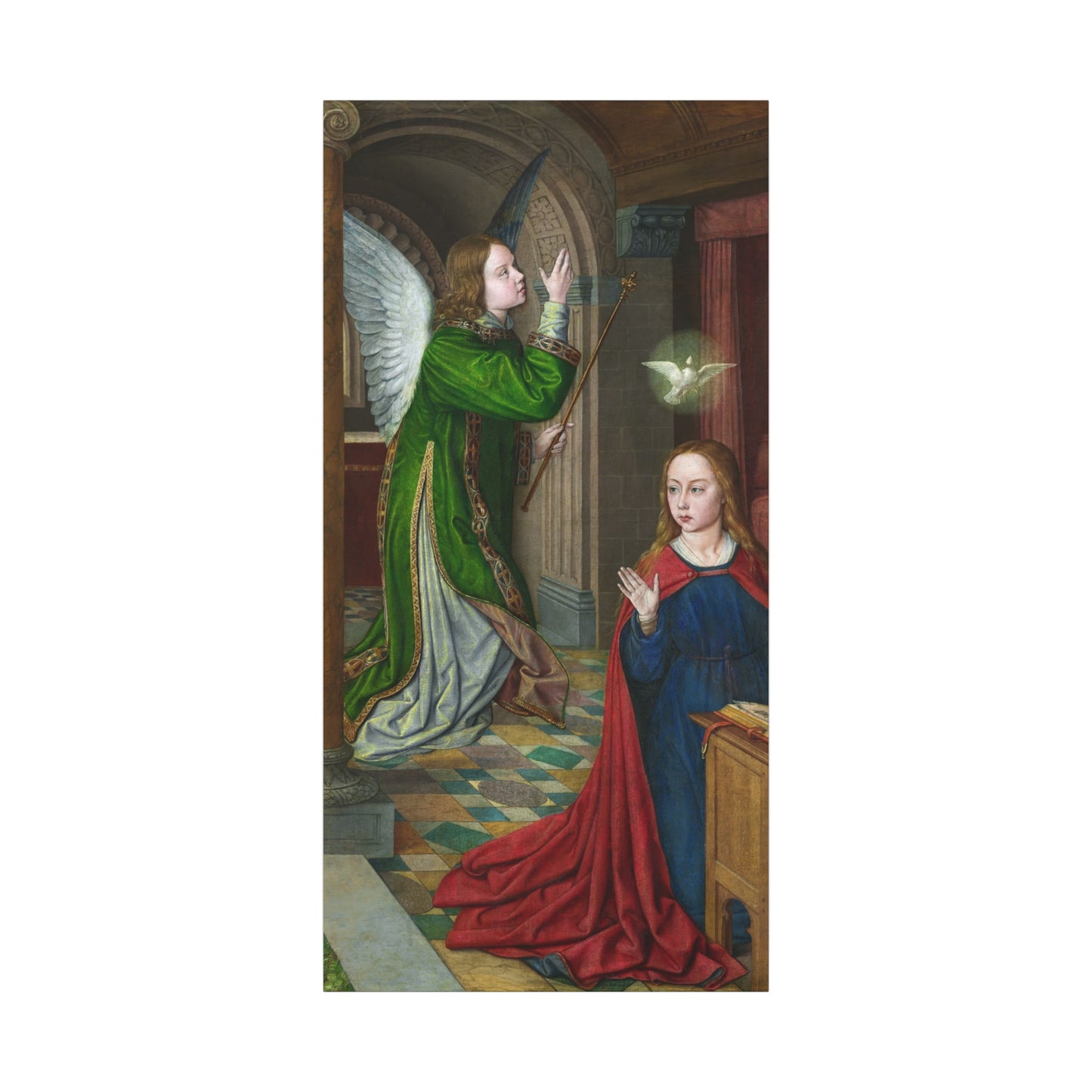 The Annunciation (1490–95) by Jean Hey Canvas