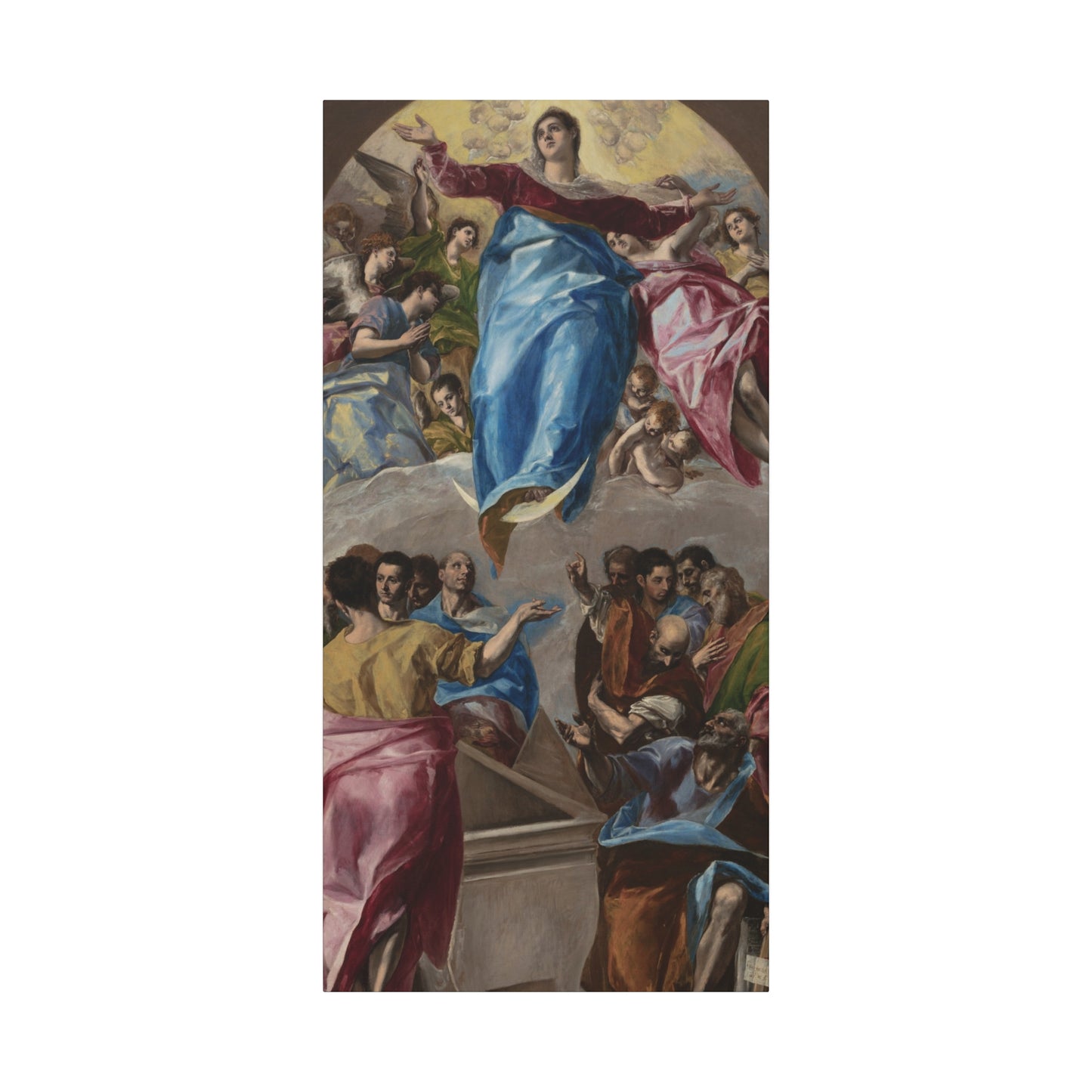 The Assumption of the Virgin Date (1577–79) by El Greco Canvas