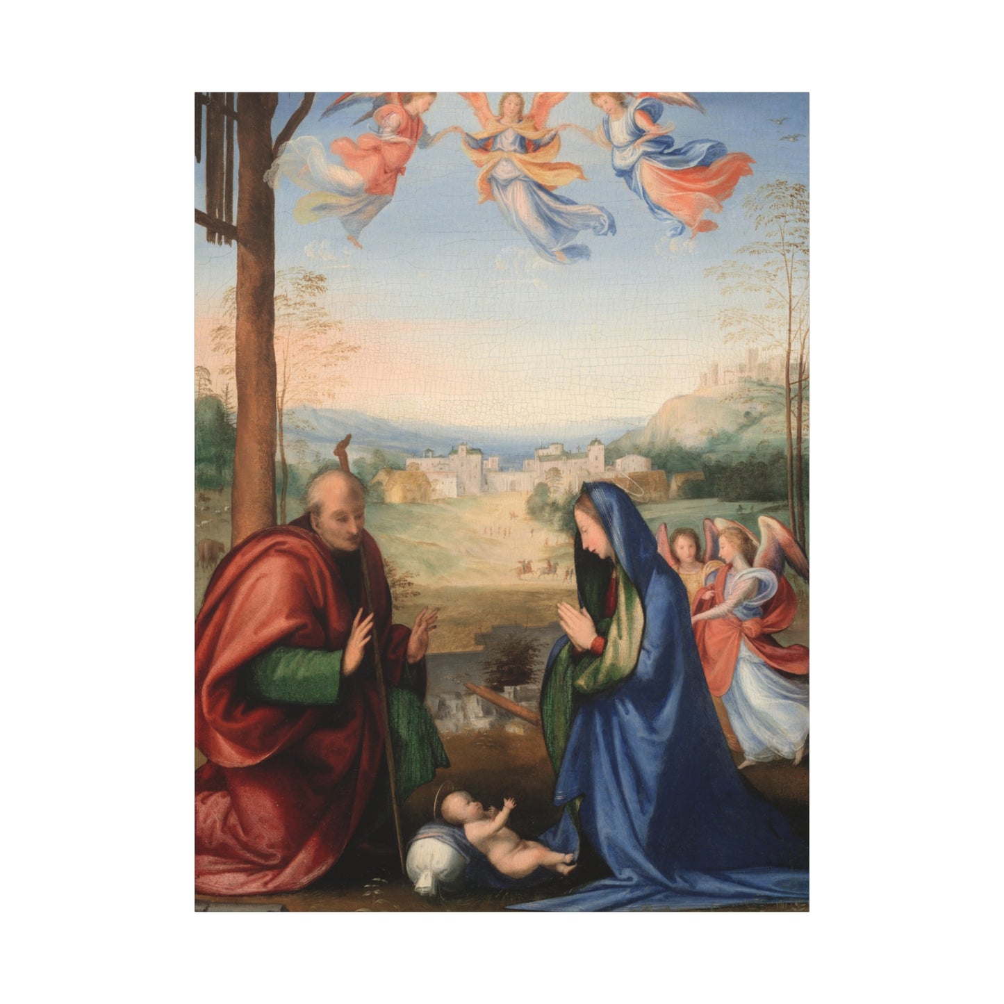 The Nativity (1504-7) by Fra Bartolommeo Canvas