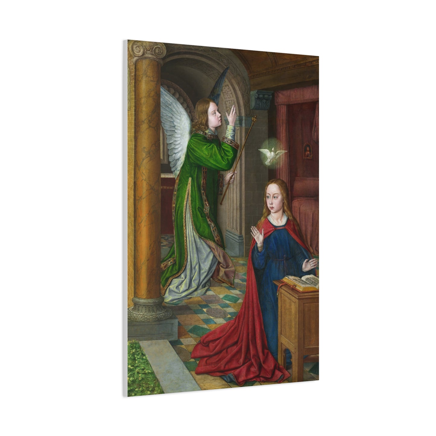 The Annunciation (1490–95) by Jean Hey Canvas