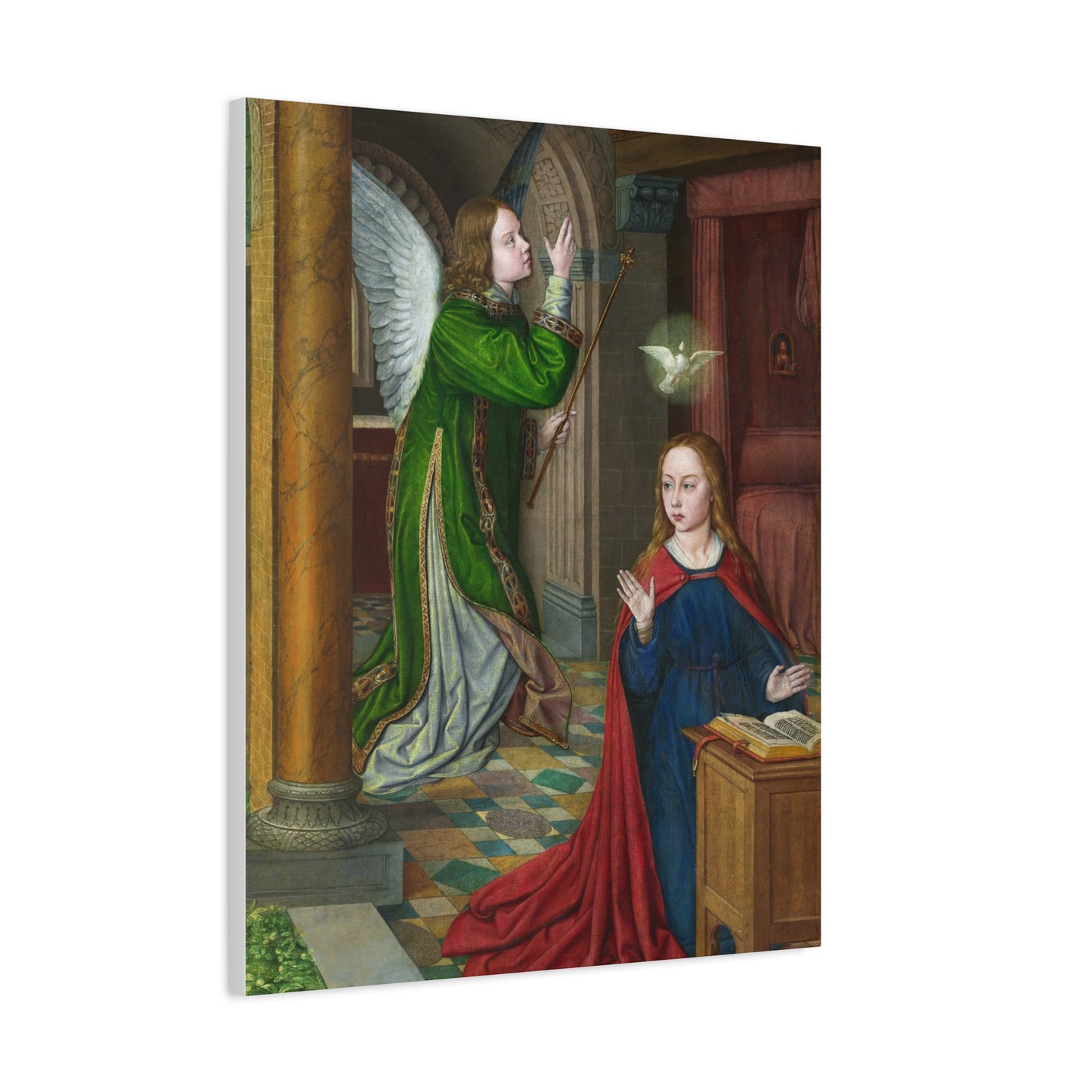 The Annunciation (1490–95) by Jean Hey Canvas