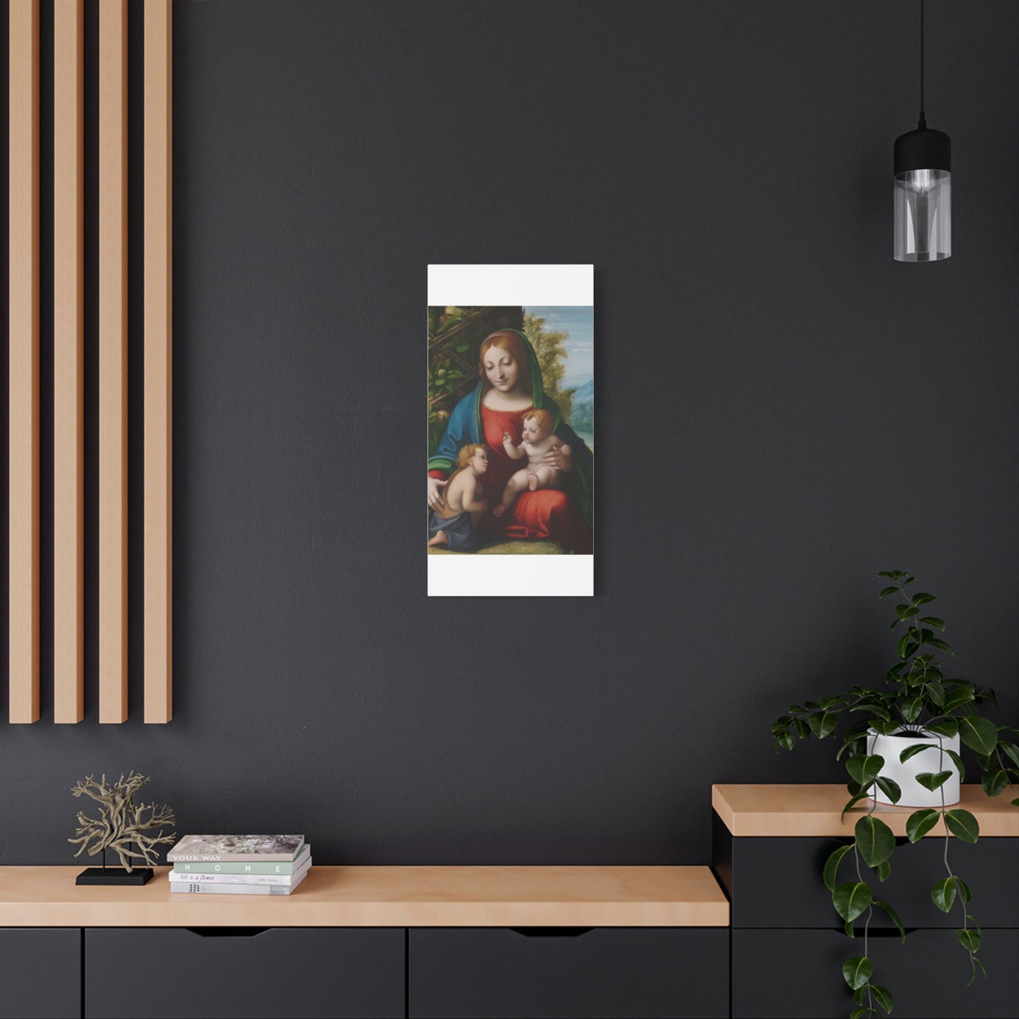 Virgin and Child with the Young Saint John the Baptist (c. 1515) by Correggio Canvas
