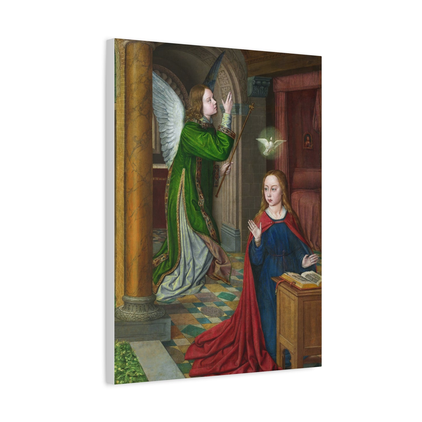 The Annunciation (1490–95) by Jean Hey Canvas