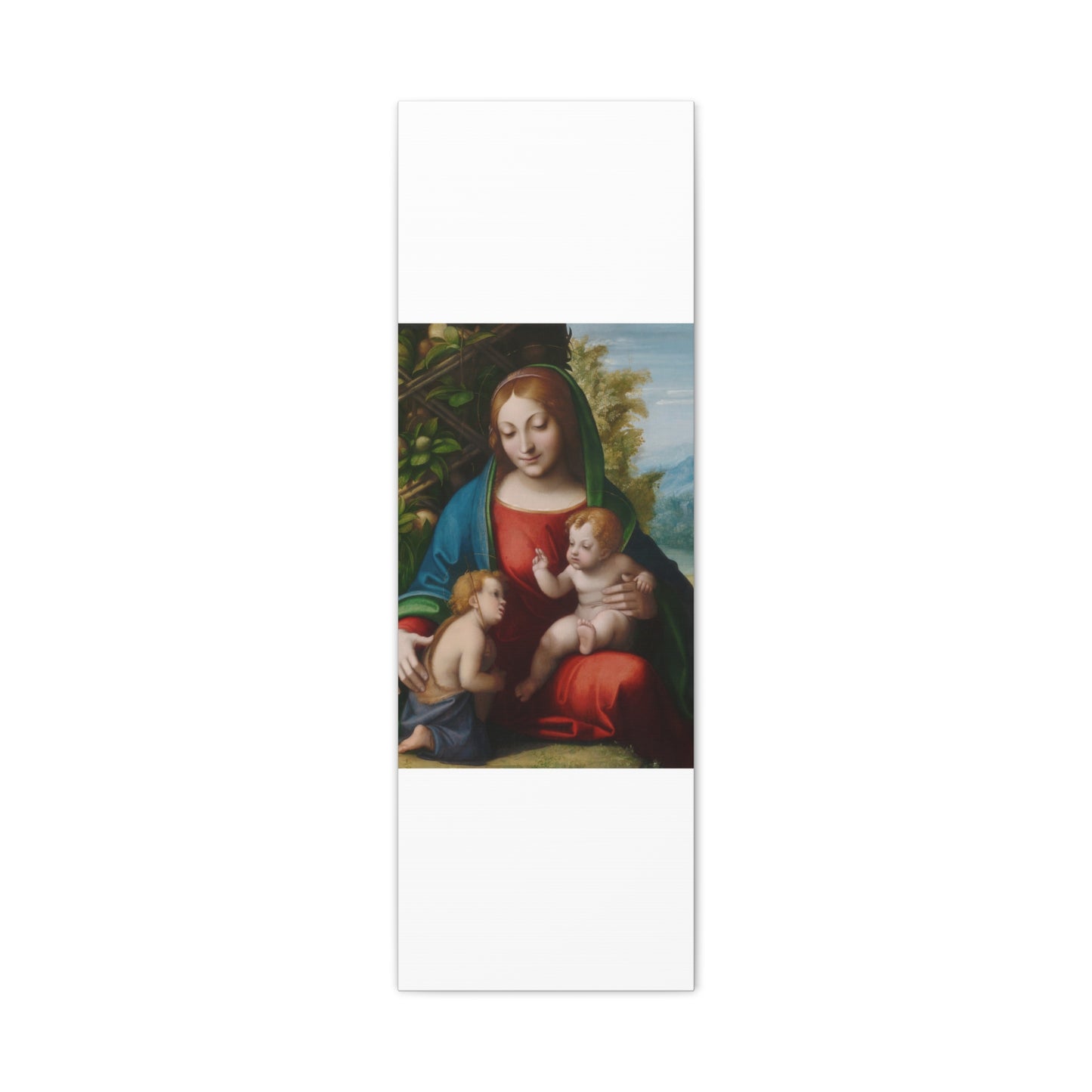 Virgin and Child with the Young Saint John the Baptist (c. 1515) by Correggio Canvas