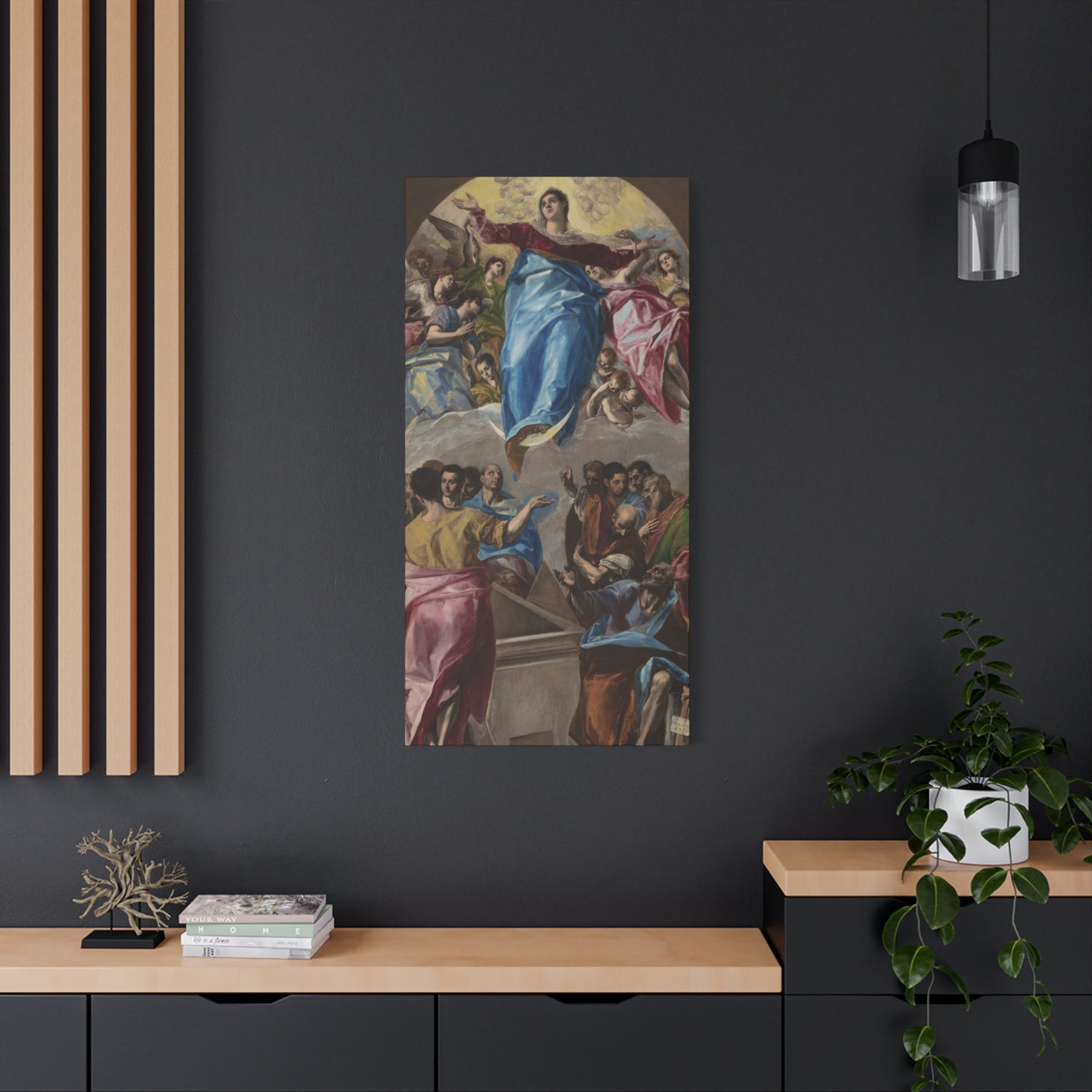 The Assumption of the Virgin Date (1577–79) by El Greco Canvas