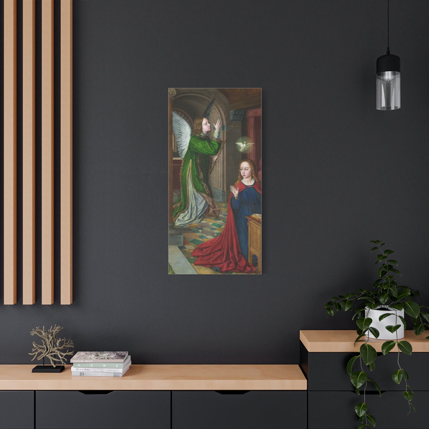 The Annunciation (1490–95) by Jean Hey Canvas