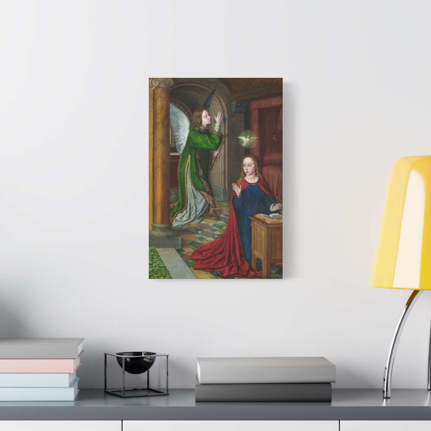 The Annunciation (1490–95) by Jean Hey Canvas