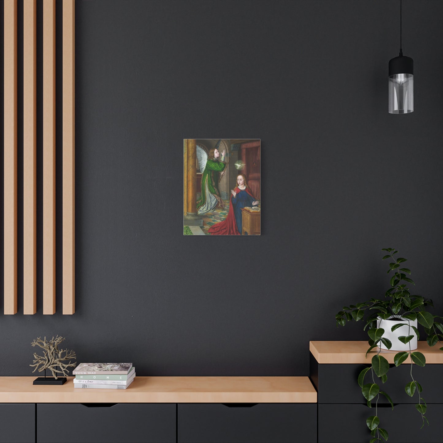 The Annunciation (1490–95) by Jean Hey Canvas