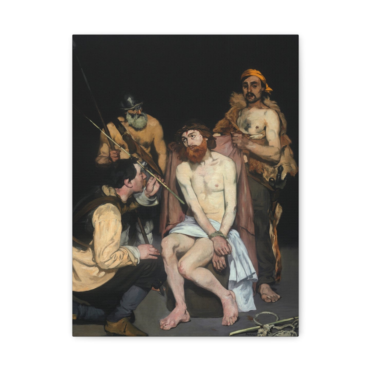 Jesus Mocked by the Soldiers (1865) by Édouard Manet Canvas