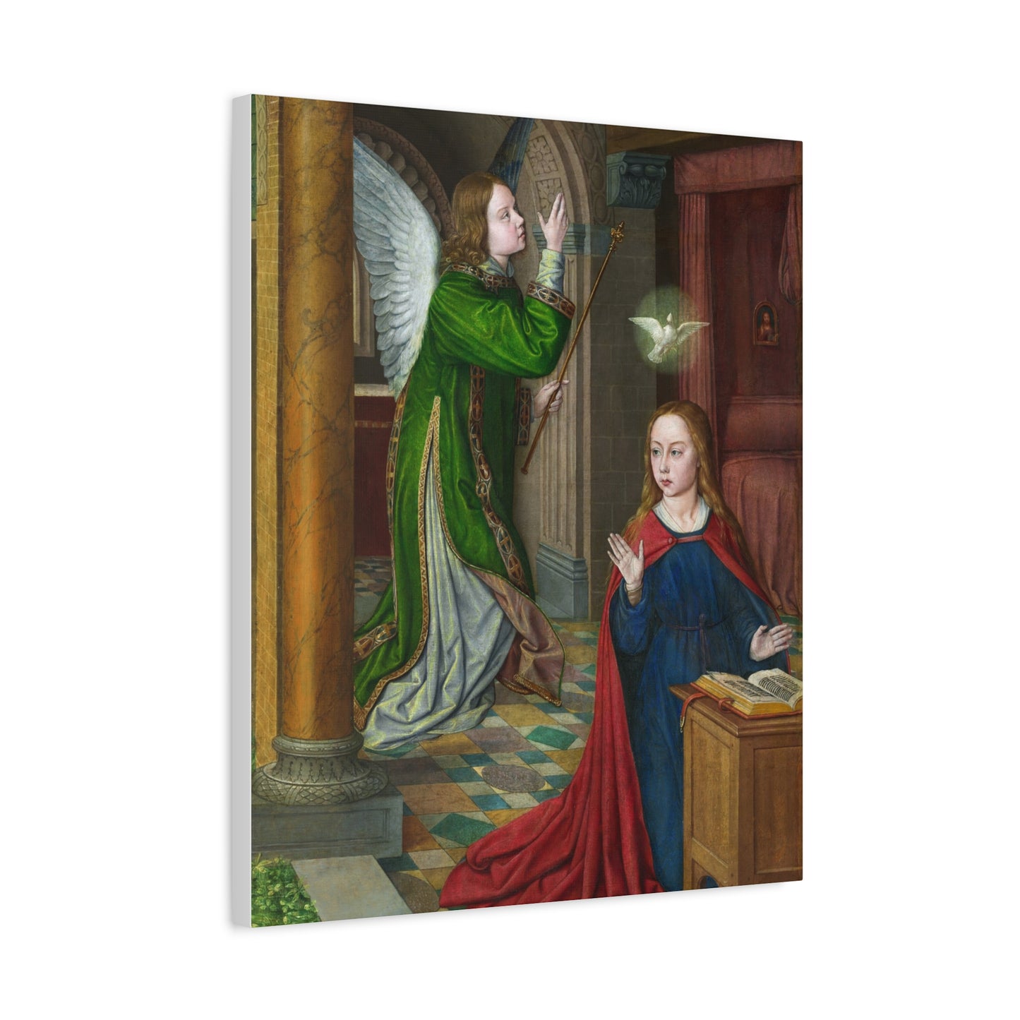 The Annunciation (1490–95) by Jean Hey Canvas