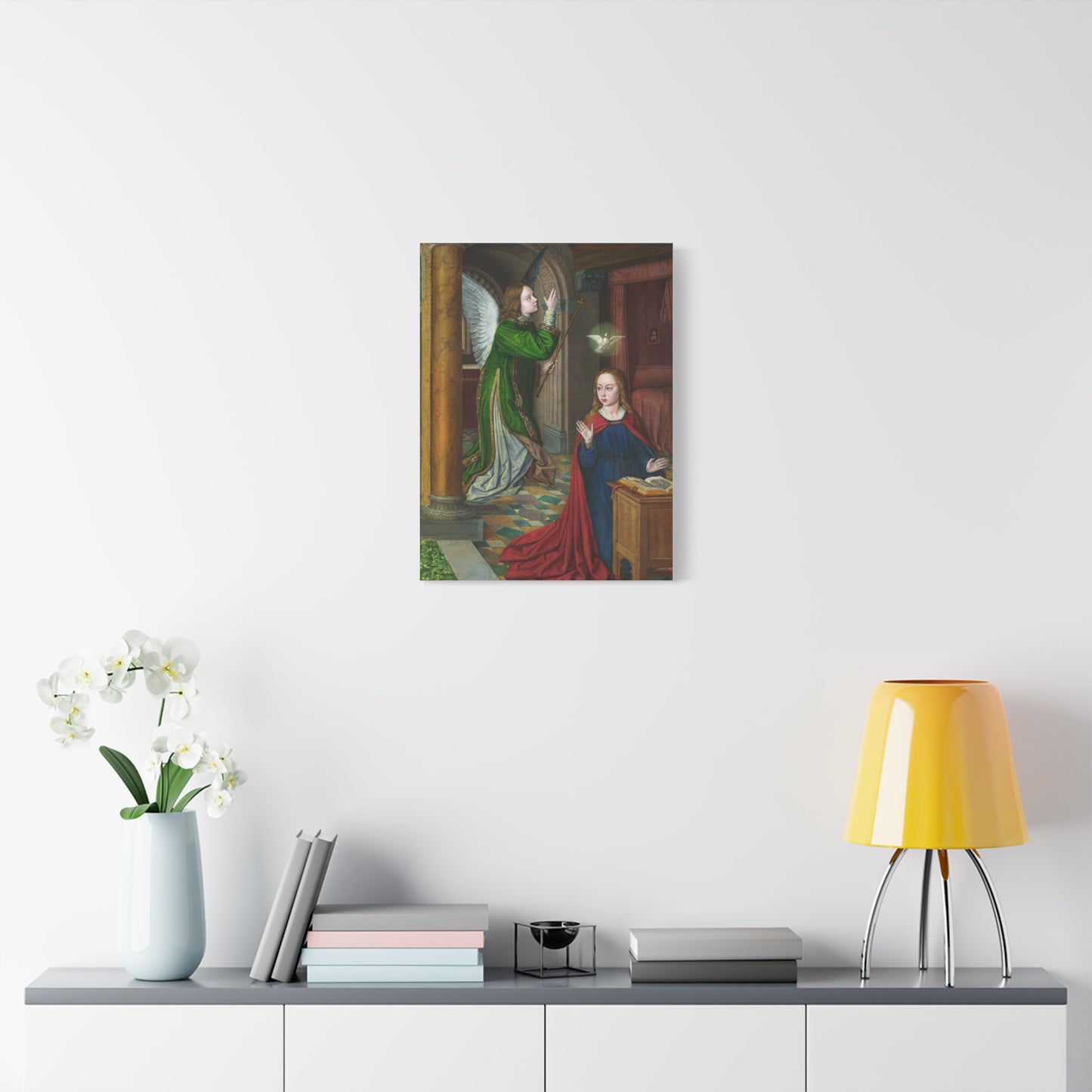 The Annunciation (1490–95) by Jean Hey Canvas
