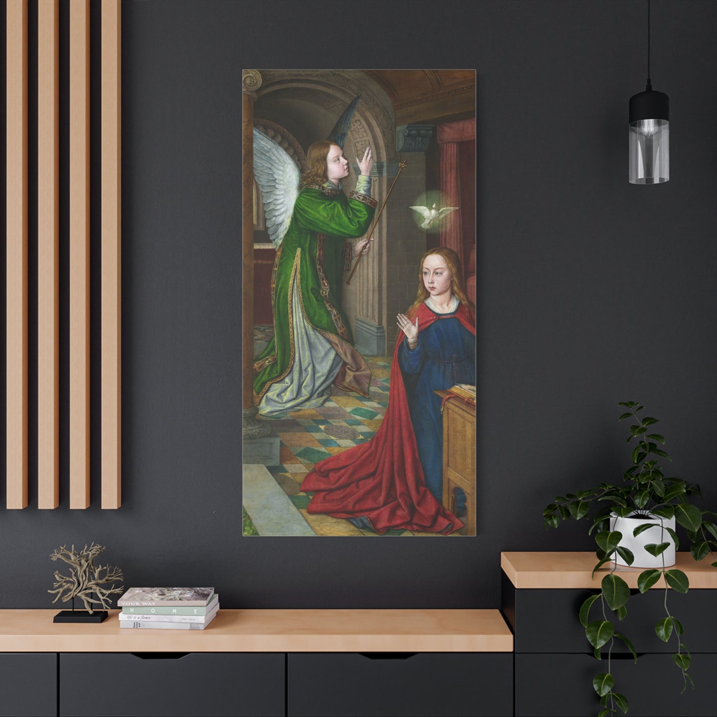 The Annunciation (1490–95) by Jean Hey Canvas