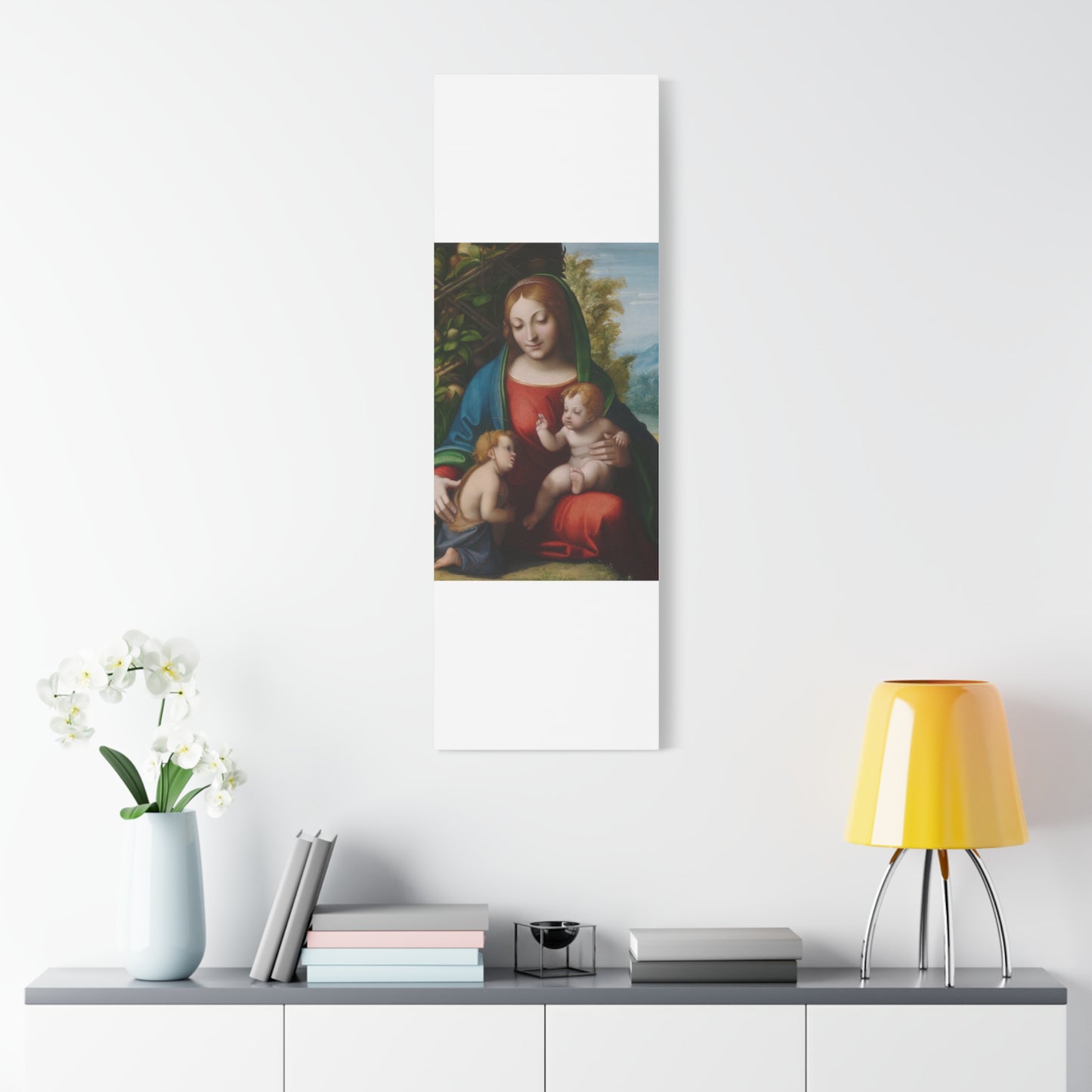 Virgin and Child with the Young Saint John the Baptist (c. 1515) by Correggio Canvas