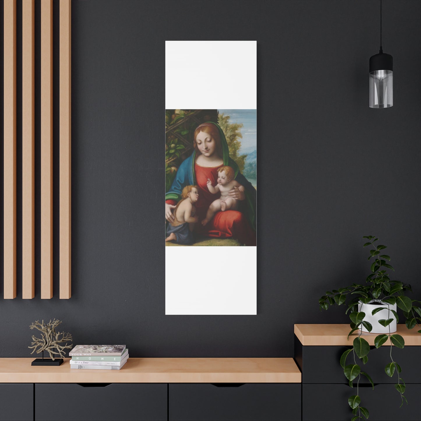 Virgin and Child with the Young Saint John the Baptist (c. 1515) by Correggio Canvas