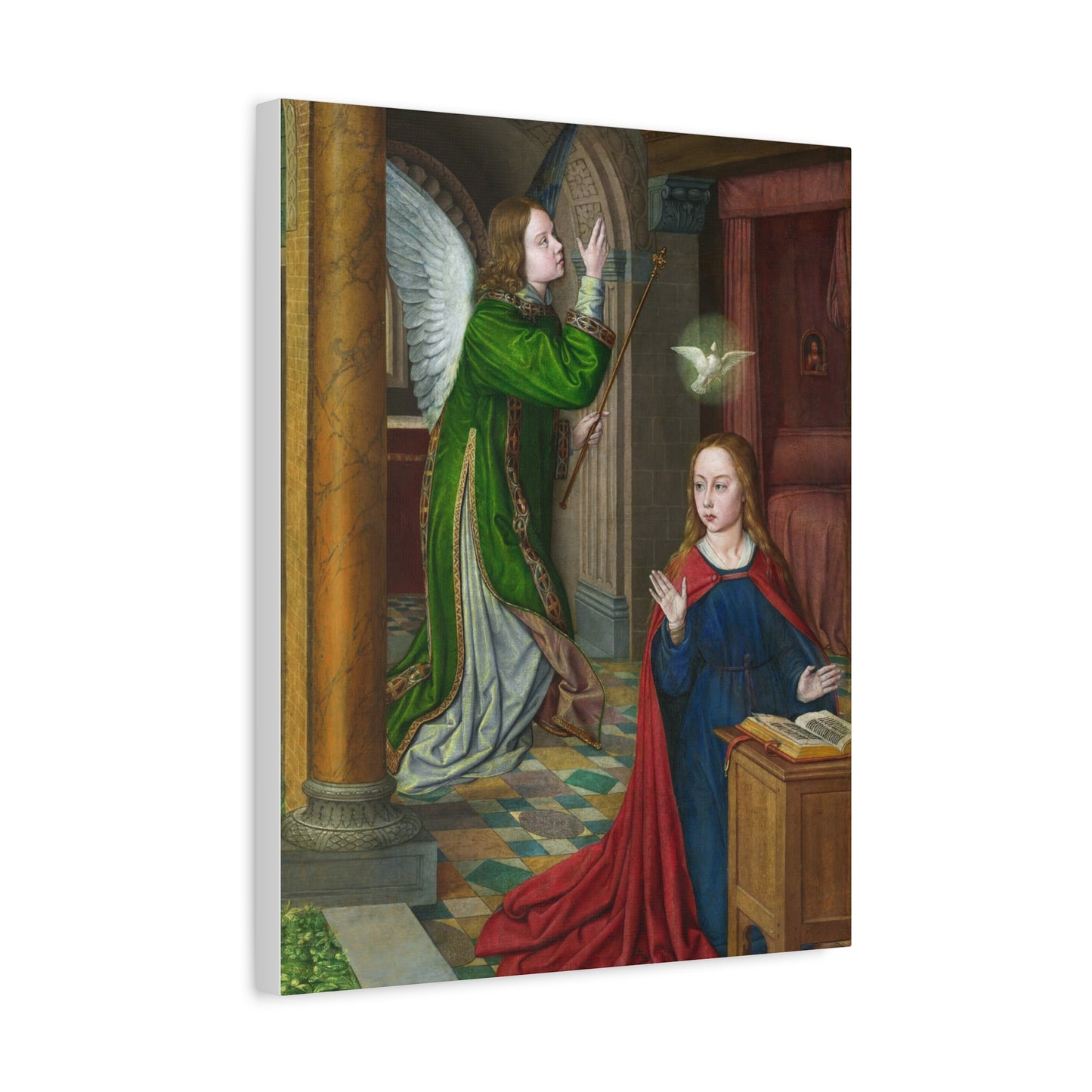 The Annunciation (1490–95) by Jean Hey Canvas