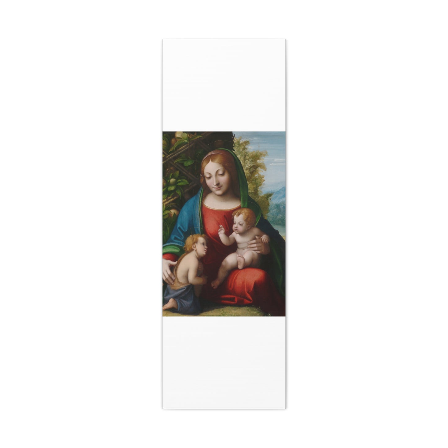 Virgin and Child with the Young Saint John the Baptist (c. 1515) by Correggio Canvas