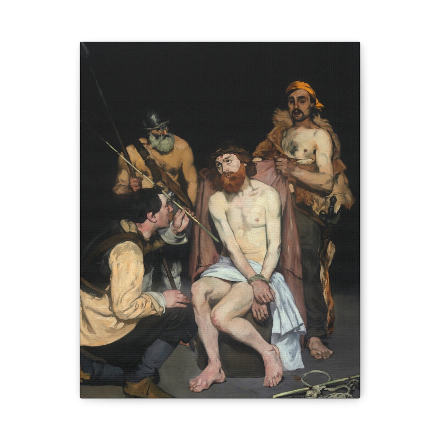 Jesus Mocked by the Soldiers (1865) by Édouard Manet Canvas