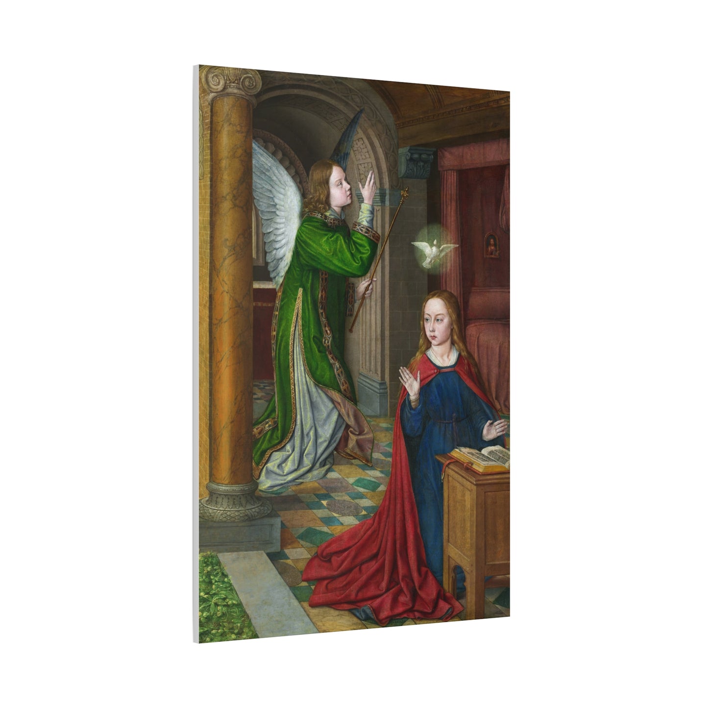 The Annunciation (1490–95) by Jean Hey Canvas