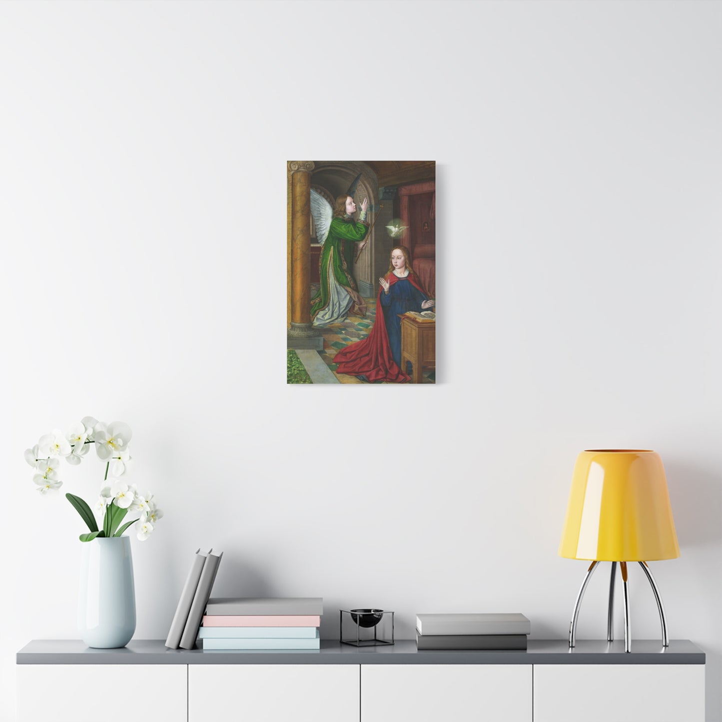 The Annunciation (1490–95) by Jean Hey Canvas