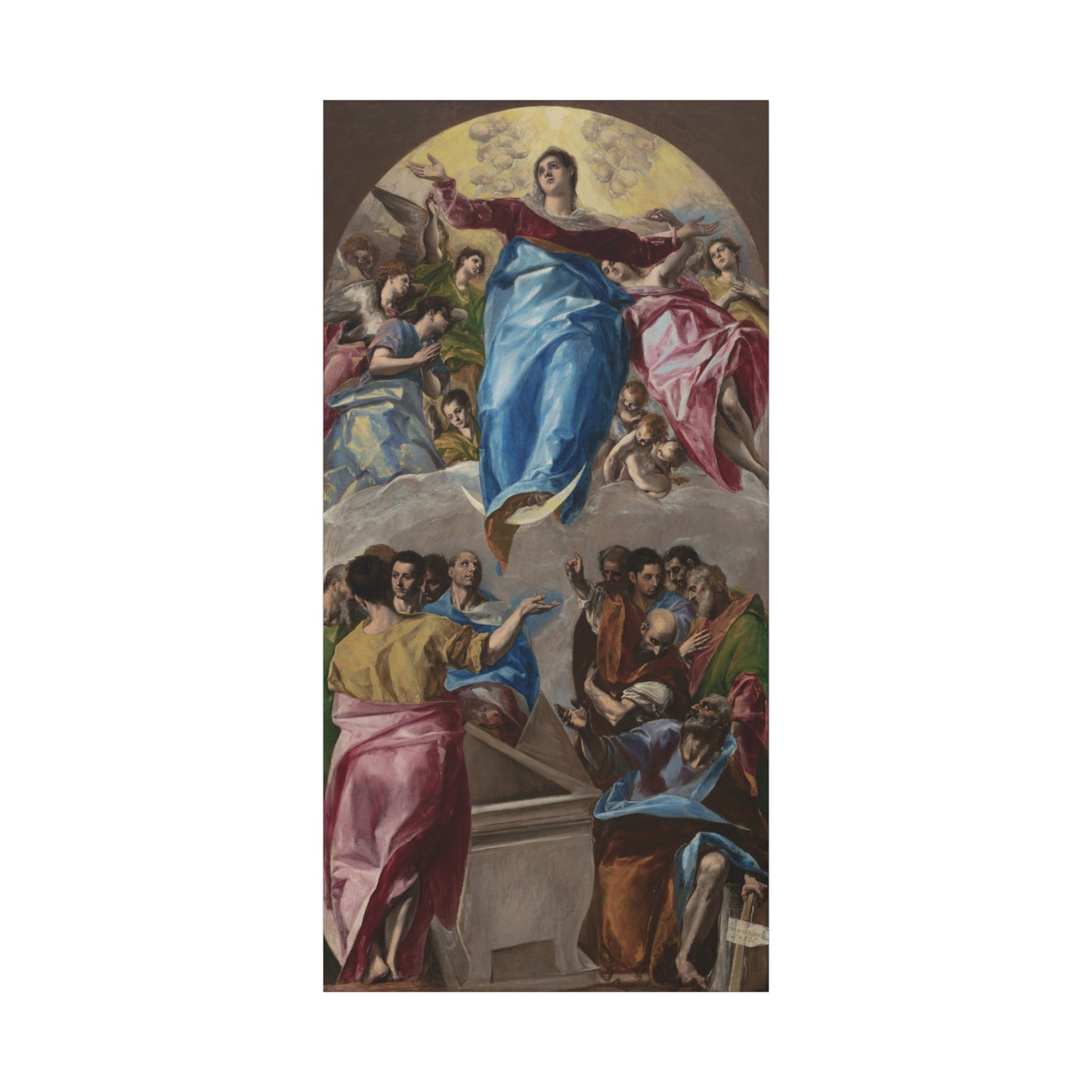 The Assumption of the Virgin Date (1577–79) by El Greco Canvas