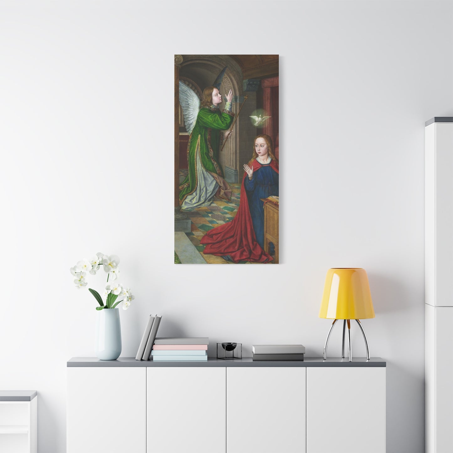 The Annunciation (1490–95) by Jean Hey Canvas
