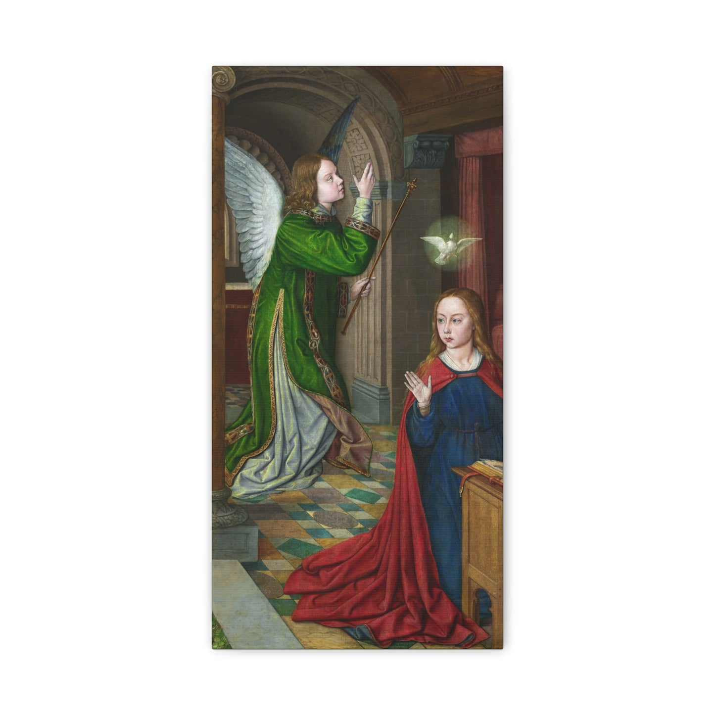 The Annunciation (1490–95) by Jean Hey Canvas