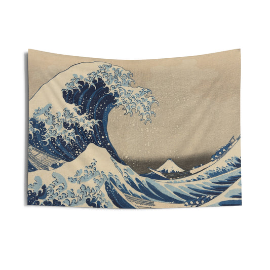 Under the Wave off Kanagawa (1830/33) by Katsushika Hokusai Tapestry
