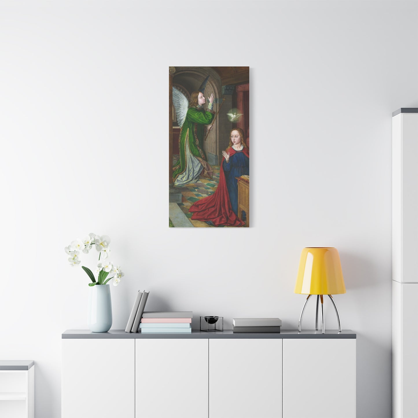 The Annunciation (1490–95) by Jean Hey Canvas