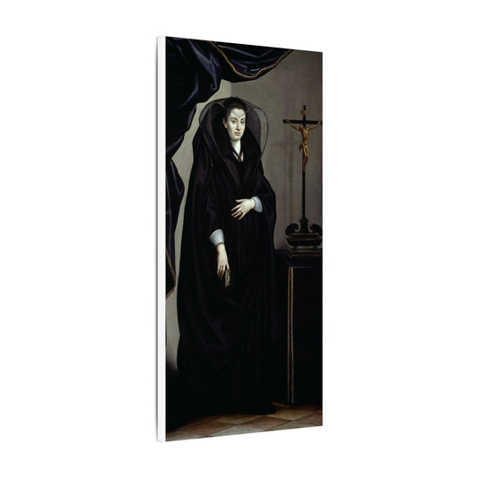 Portrait of a Noblewoman Dressed in Mourning (c. 1600) by Jacopo da Empoli Canvas