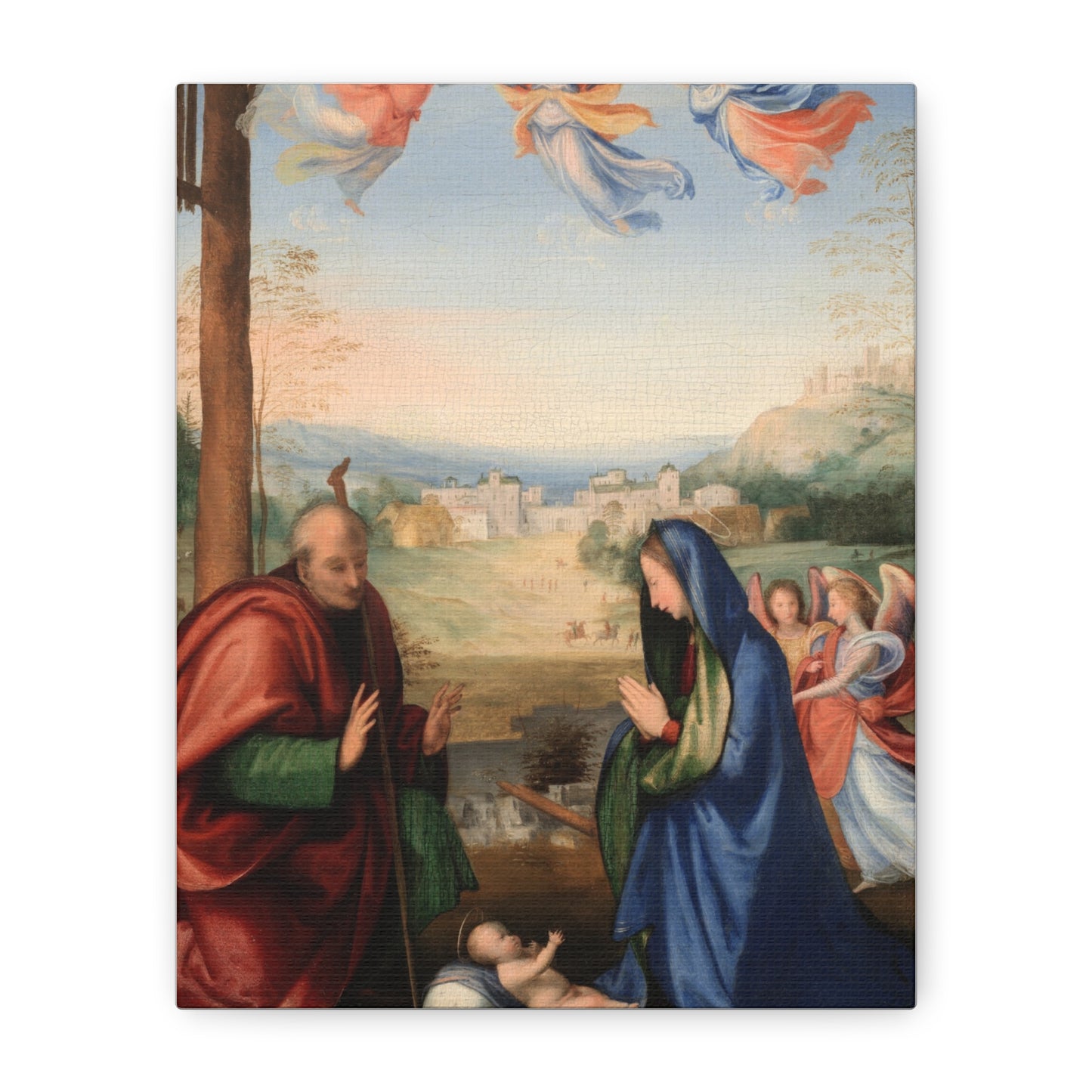 The Nativity (1504-7) by Fra Bartolommeo Canvas