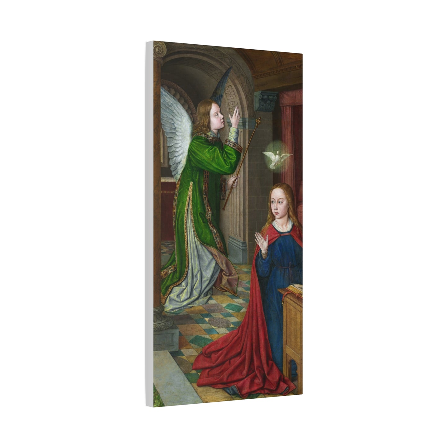 The Annunciation (1490–95) by Jean Hey Canvas