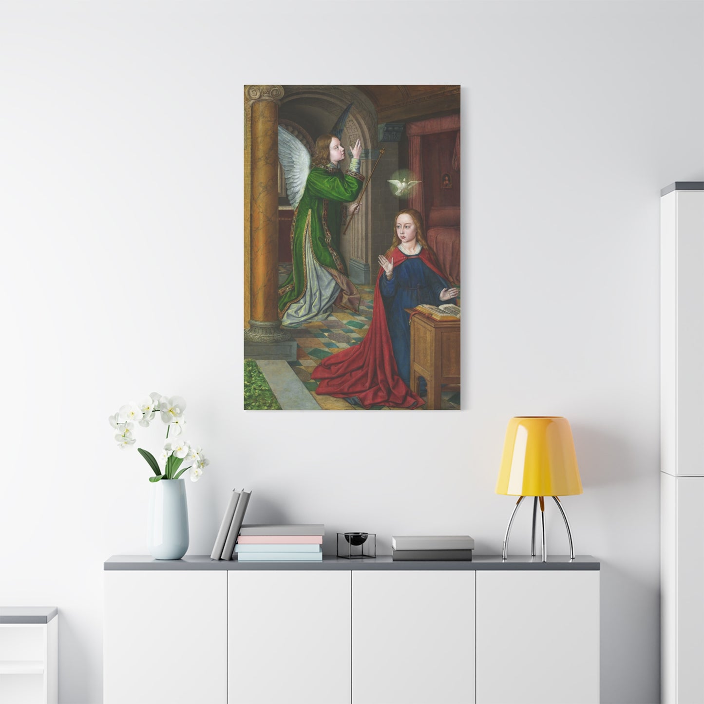 The Annunciation (1490–95) by Jean Hey Canvas