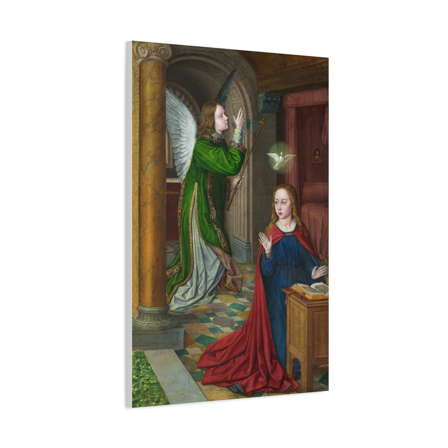 The Annunciation (1490–95) by Jean Hey Canvas