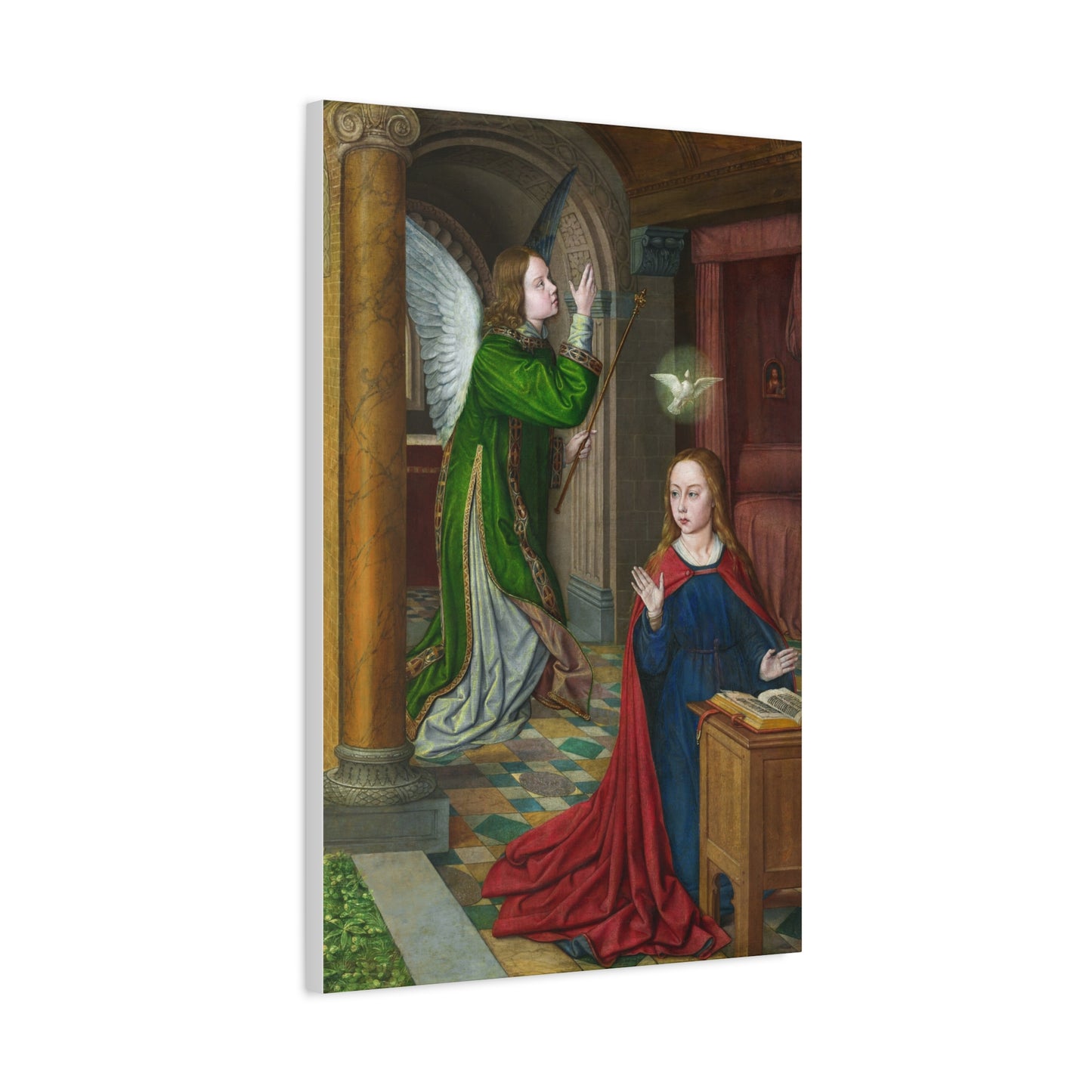The Annunciation (1490–95) by Jean Hey Canvas