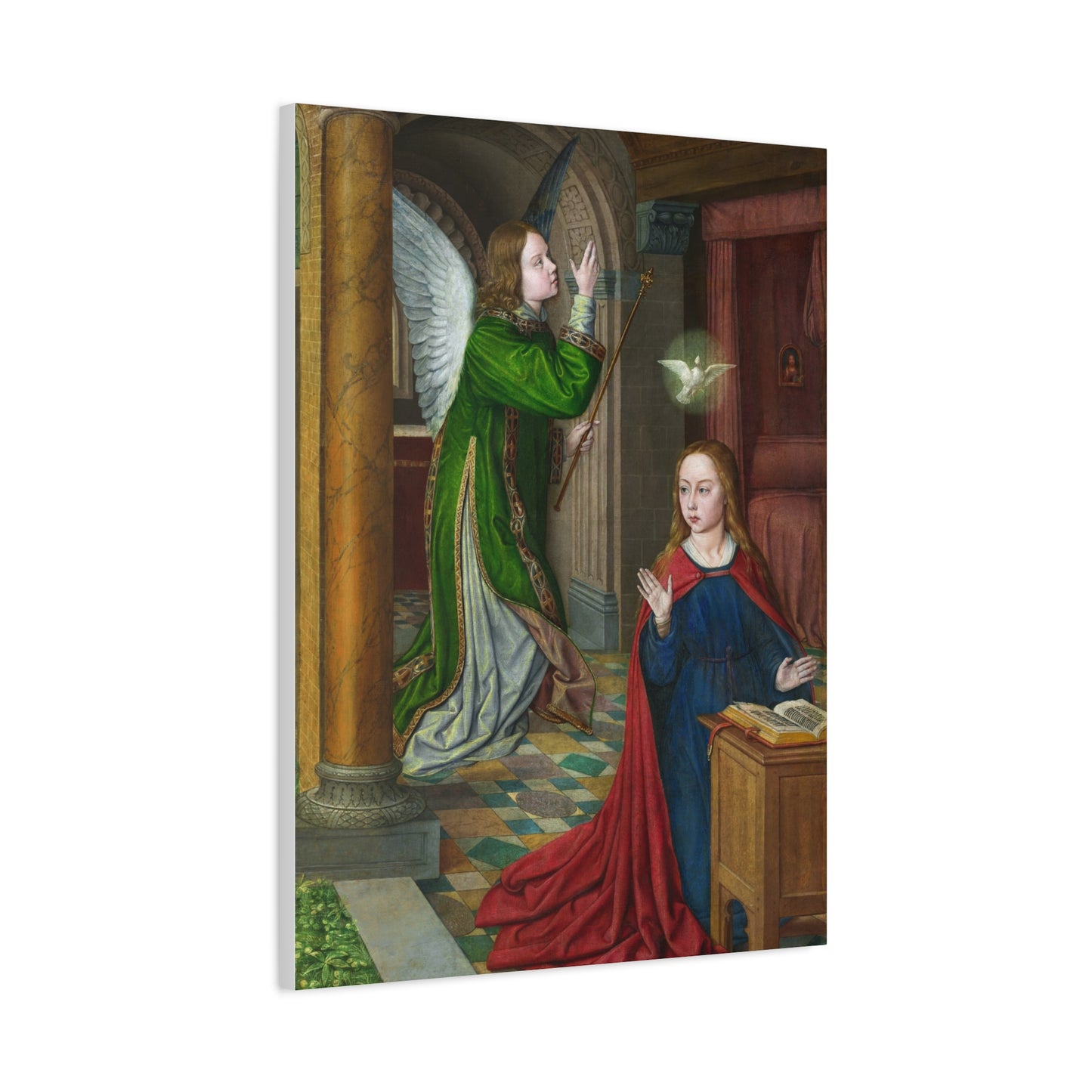 The Annunciation (1490–95) by Jean Hey Canvas