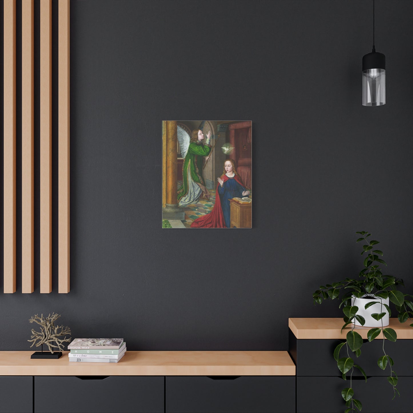 The Annunciation (1490–95) by Jean Hey Canvas