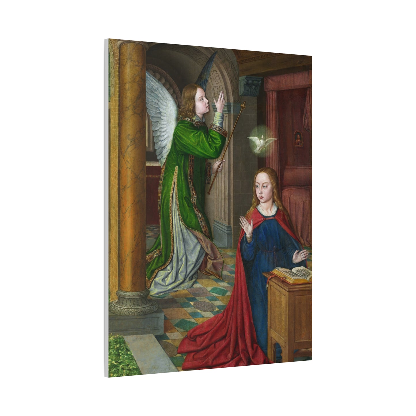 The Annunciation (1490–95) by Jean Hey Canvas